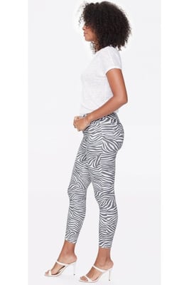Ami Skinny Jeans Print Premium Denim | Kenya Zebra