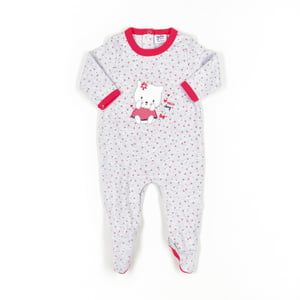 Romper met lange mouwen en ronde hals 18260361 baby