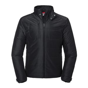 Russell Heren Cross Gewatteerd Jasje (Zwart)