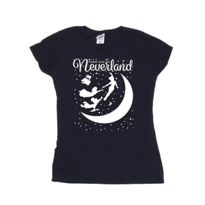 Disney Dames/Dames Peter Pan Neem me mee naar Neverland Katoenen T-Shirt (Marineblauw)
