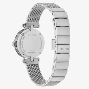 Gucci YA141512 Moeder van Parel Diamond Dot Dial dames horloge