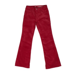 Fluwelen flare jeans 816732 meisje