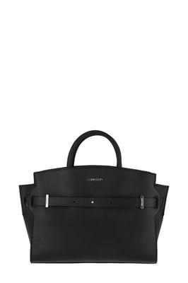 Calvin Klein Dames Zwarte Polyurethaan Handtas