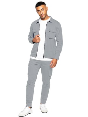 Enzo | Heren Cargo Tracksuit Set