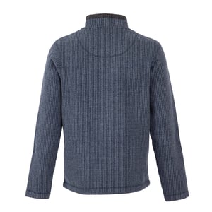 Weird Fish Heren Newark Grid Eco Friendly Quarter Zip Fleece Top (Marine)