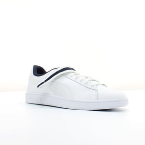 Puma Smash V2 Wit Leer Heren Veterschoenen 366912 02