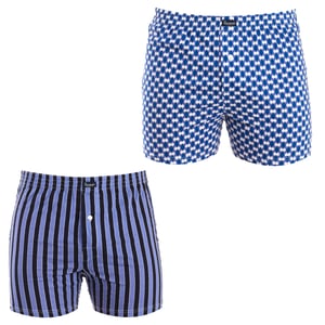 Pack-2 Essential Boxers met elastische band A0100 heren