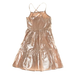 Metallic feestjurk 664477 meisje
