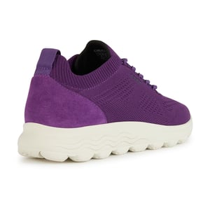 Geox D Spherica A Leren Vrouwen Paars Trainers