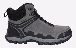 Hi-Tec V-Lite Explorer WP Koe Suède Leren Heren Wandelschoenen Antraciet/Grijs/Donkerblauw