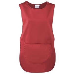 Premier Dames / Dames Pocket Tabard / Werkkleding (Pakket van 2) (Rood)