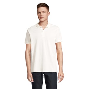 SOLS Heren Planet Poloshirt (Gebroken wit)