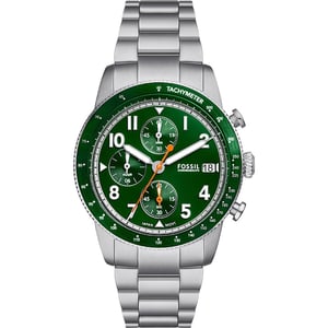Fossil Sport Tourer Heren Horloge Zilverkleurig FS6048