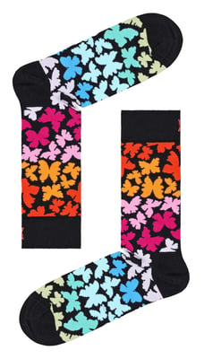 Happy Socks - Bijzondere Vlinder Ontwerp Sokken | Geweldig Cadeau - Vlinder