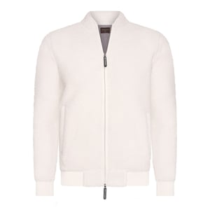Cappuccino Italia Sweaters Sherpa Fleece Vest Wit