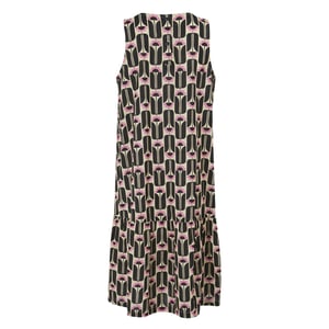 Regatta Dames/Dames Orla Kiely Zomer Lange Bloemen Mouwloze Jurk (Zwart)
