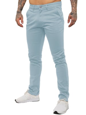 Enzo Heren Slim Fit Stretch Chino