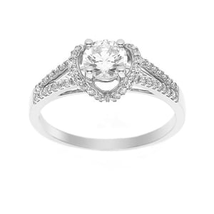 Solitaire Oxiden Zyconium JoAllierie Prestige Zilver 925 - Eclat
