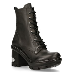 New Rock Gothic Zwart Leren Bikerlaarzen - NEOTYRE07X-S1