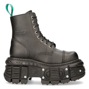 New Rock Vegan lederen gevechtsplatformlaarzen - TANKMILI083C-V2