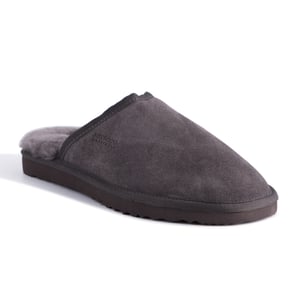 Aus Wooli "Manly" Australië Schapenvacht Wollen Pantoffels, Grijs