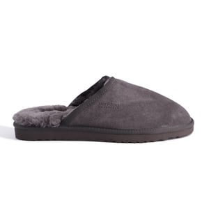 Aus Wooli "Manly" Australië Schapenvacht Wollen Pantoffels, Grijs