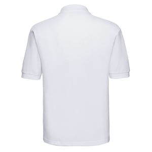 Russell Heren Polycotton Pique Poloshirt (Wit)