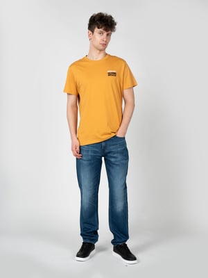 Guess T-Shirt Mirage Mannen oranje