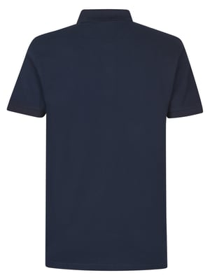 Petrol Industries - Heren Klassieke Polo Dolphin - Blauw