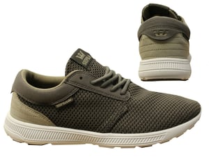 Supra Hammer Run Grijs Mesh Lace Up Casual Heren Hardlooptrainers 08128 036 B84D