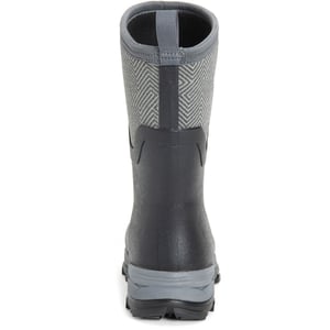 Muck Laarzen Arctic Ice Mid AGAT Rubber Zwart/Grijs Geometrische Wellington Laarzen