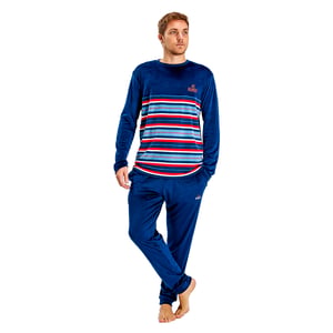 Fluwelen pyjama met lange mouwen MUDP0152
