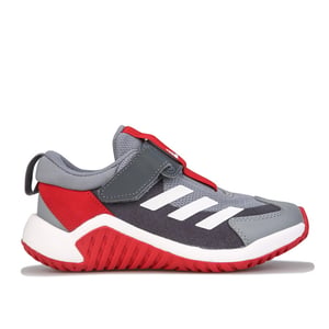 Boy's adidas Childrens 4uture Sport Running Shoes in Grey White