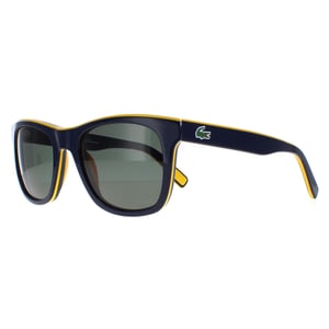 Lacoste L781SP 414 blauw geel blauw grijs groen gepolariseerde zonnebril
