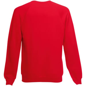 Fruit Of The Loom Heren Raglan Mouwen Belcoro® Sweatshirt (Rood)
