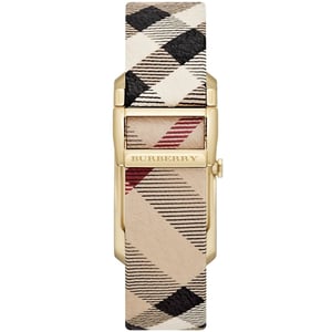 Burberry BU9509 20mm Pioneer Gouden Wijzerplaat Dames Horloge