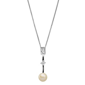 Orphelia 'Maxime' Dames 925 Sterling Zilveren Ketting met Hanger - Zilver ZH-7514