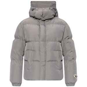 Diesel effen grijze winterjas