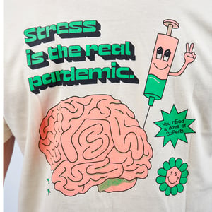Real Pandemic SO-SPRB02C heren t-shirt met korte mouwen en ronde hals