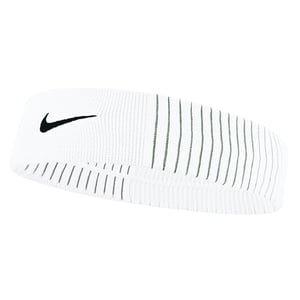 Nike Unisex volwassene Reveal Dri-FIT Hoofdband (Wit/zwart)