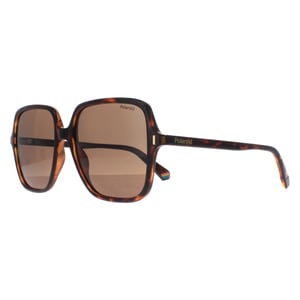Polaroid Square Dames Havana Bronze Gecoat PLD 6219/S