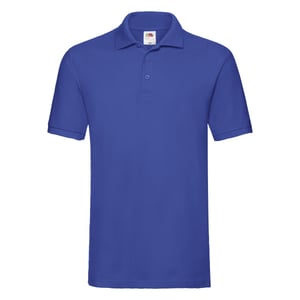Fruit of the Loom Heren Premium Piqué Poloshirt (Koningsblauw)