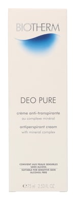 Biotherm Deo Pure Antiperspirant Cream 75ml