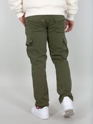 Alpha Industries Heren Agent Slim Cargo Pants in Olijfgroen