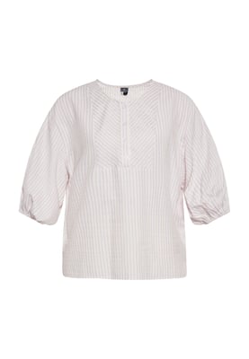 Dreimaster Blouse Dames Lichtpaars gebroken wit
