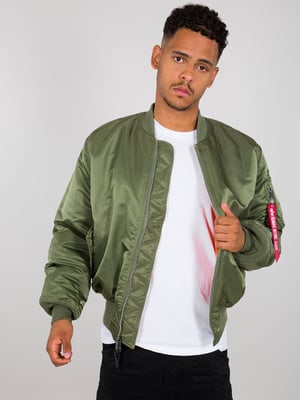 Alpha Industries Heren MA-1 Bomber Jacket in Sage Green