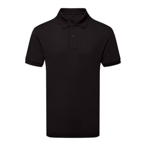 Asquith & Fox Heren Glacier Tech Poloshirt (Zwart)