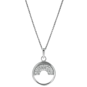 Orphelia 'Tista' Dames 925 Sterling Zilveren Hanger met Ketting - Zilver ZH-7586