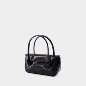 Knot Sm Schoudertas - Jil Sander - Leer - Zwart