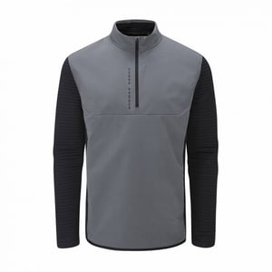 Under Armour Evolution Daytona heren grijs-zwart hybride golfsweater